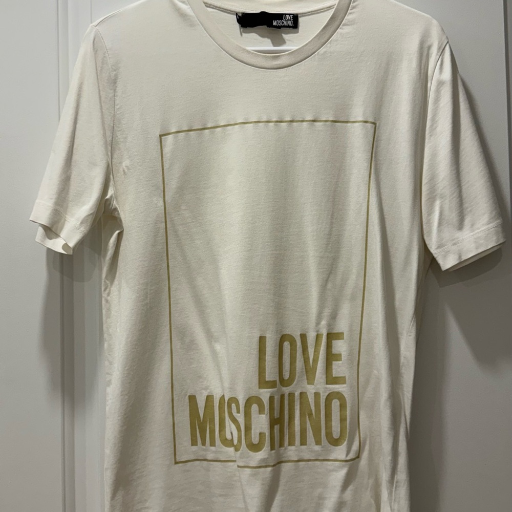 Love Moschino Cream T-Shirt